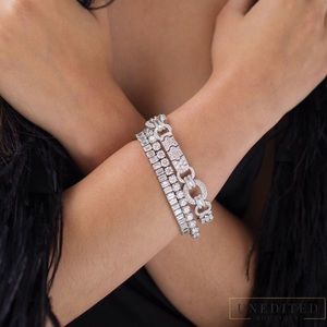 Genevive Jewelry - GENEVIVE Sterling Silver CZ Tennis Bracelet Genevive Jewelry - GENEVIVE Sterling Silver CZ Tennis Bracelet